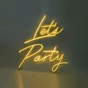 Let's Party Neon Sign