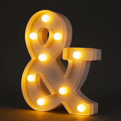 Light Up Letter &