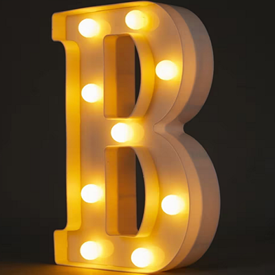 Light Up Letter B
