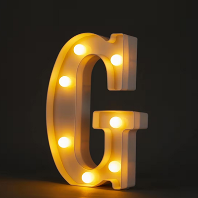 Light Up Letter G