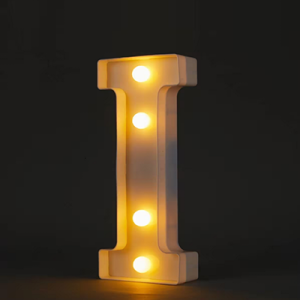Light Up Letter I