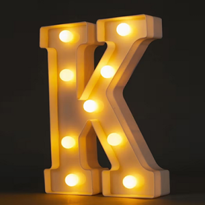 Light Up Letter K