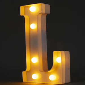 Light Up Letter L