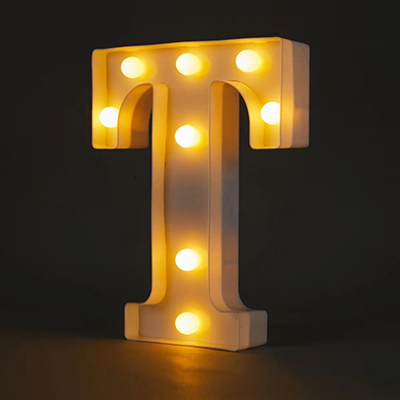 Light Up Letter T